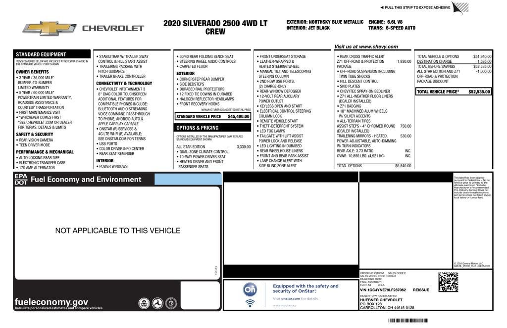 2020 Chevrolet Silverado 2500 HD LT