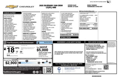 2025 Chevrolet Silverado 1500 LT (2FL)