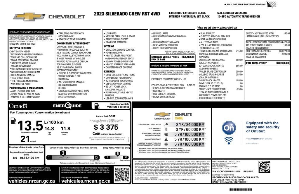 2023 Chevrolet Silverado 1500 RST
