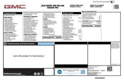 2026 GMC Sierra 3500 HD Chassis Cab Pro