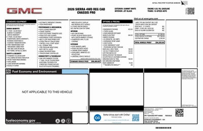 2026 GMC Sierra 3500 HD Chassis Cab Pro