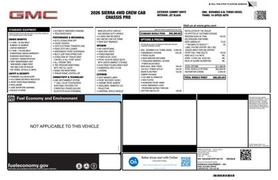2026 GMC Sierra 3500 HD Chassis Cab Pro