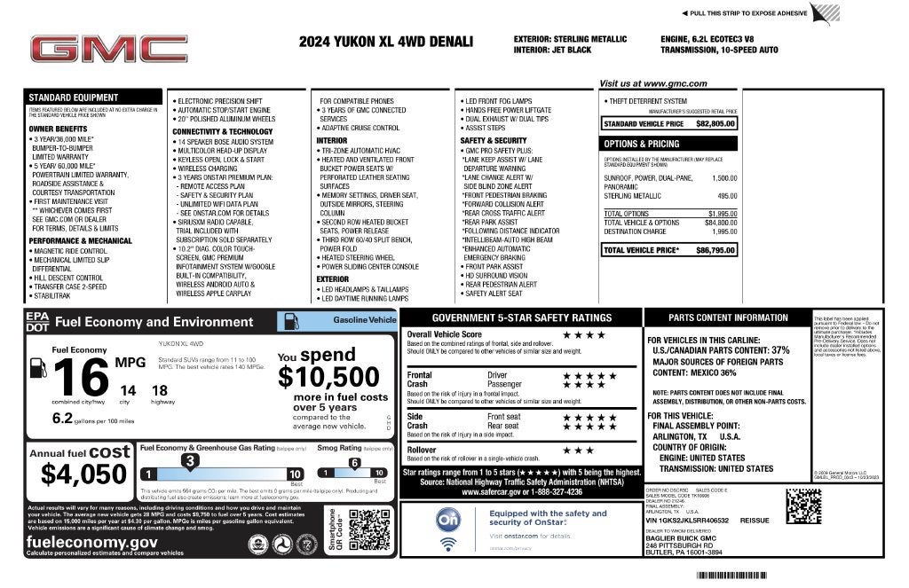 2024 GMC Yukon XL Denali