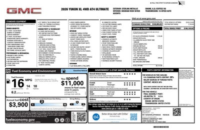 2026 GMC Yukon XL AT4 Ultimate