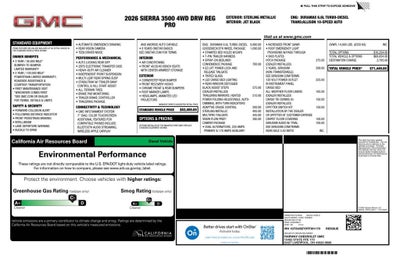 2026 GMC Sierra 3500 HD Pro DRW