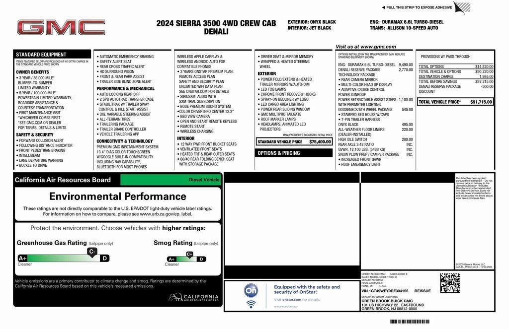 2024 GMC Sierra 3500 HD Denali