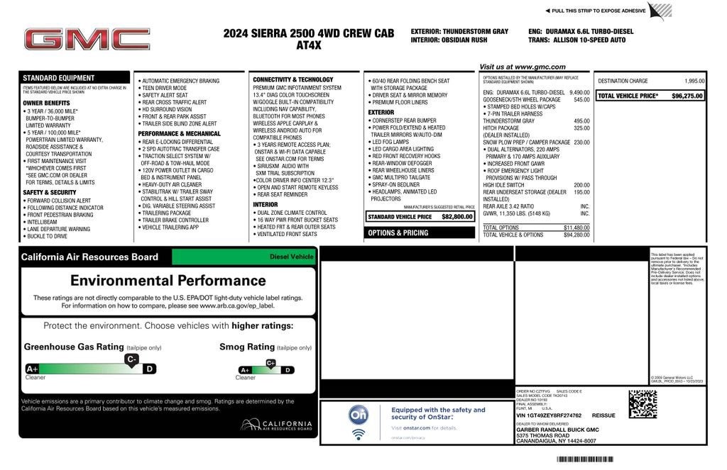2024 GMC Sierra 2500 HD AT4X