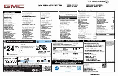 2026 GMC Sierra 1500 Elevation