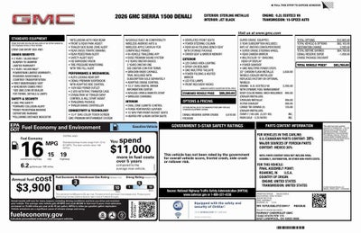 2026 GMC Sierra 1500 Denali