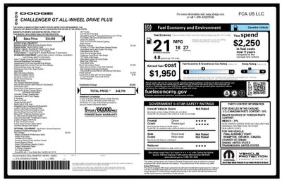 2020 Dodge Challenger GT AWD