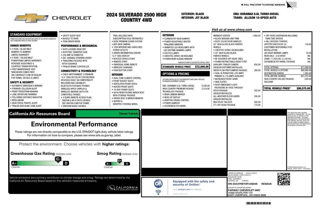 2024 Chevrolet Silverado 2500 HD High Country