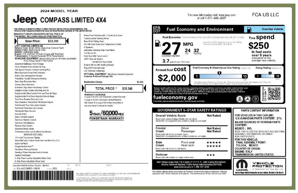 2024 Jeep Compass Limited