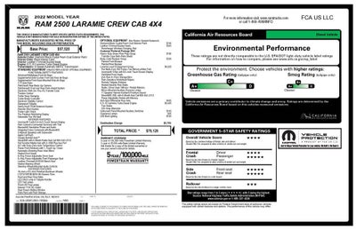 2022 RAM 2500 Laramie Crew Cab 4x4 6'4" Box