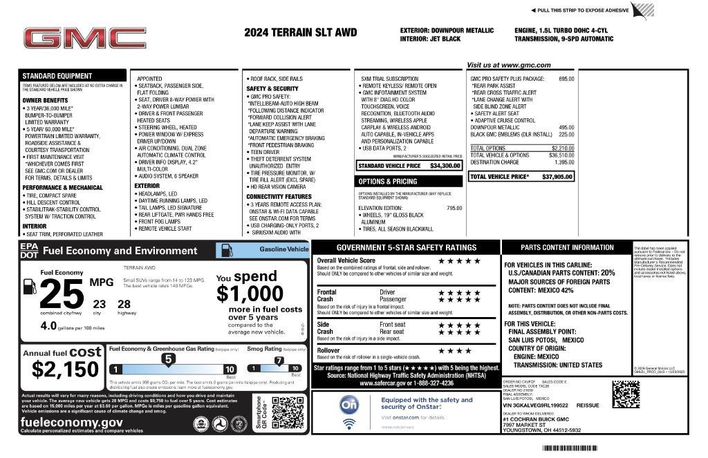 2024 GMC Terrain SLT