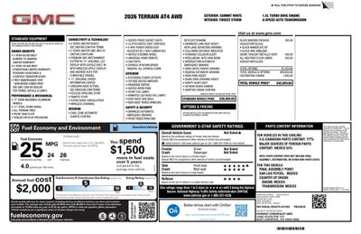 2026 GMC Terrain AT4
