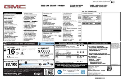 2026 GMC Sierra 1500 Pro