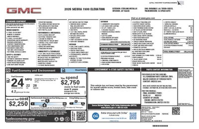2026 GMC Sierra 1500 Elevation