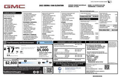 2023 GMC Sierra 1500 Elevation