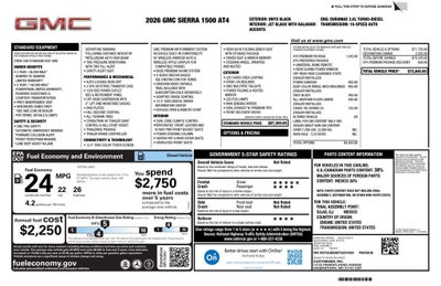 2026 GMC Sierra 1500 AT4