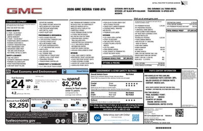 2026 GMC Sierra 1500 AT4