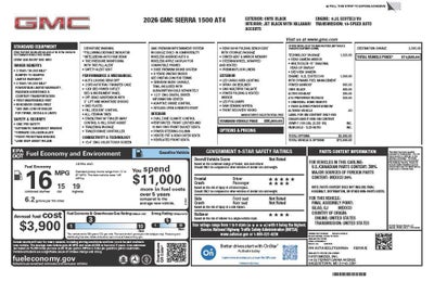 2026 GMC Sierra 1500 AT4