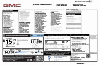 2025 GMC Sierra 1500 AT4X