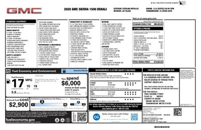 2026 GMC Sierra 1500 Denali