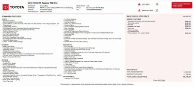 2019 Toyota Tacoma TRD Pro