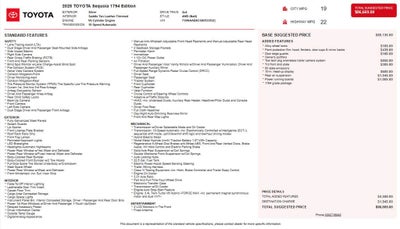 2025 Toyota Sequoia 1794 Edition