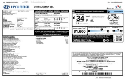 2024 Hyundai Elantra SEL